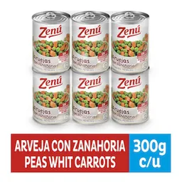 Zenú Pack Arvejas y Zanahoria