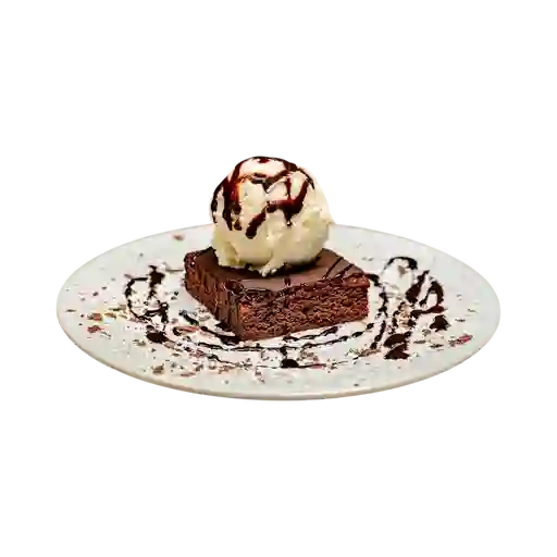 Brownie con Helado