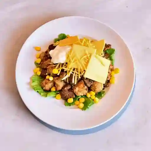 Desgranado Mixto Pollo Y Carne A La Parrilla En