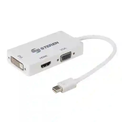 Adaptador Mini Displayport Thunderbolt a Vga Hdmi Dvi