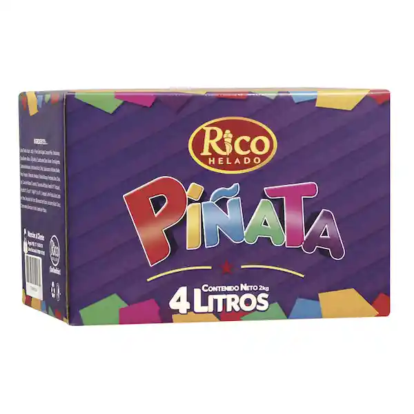 Rico Helado Helado Piñata Caja