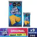 Galletas Saladas Club Social 9Pack Original 216G