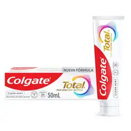 Crema Dental Colgate Total Clean Mint Con Zinc 50 mL