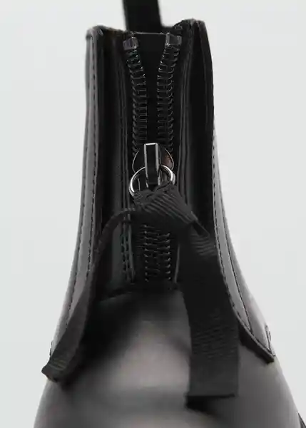 Botines Hermib Negro Talla 28 Niñas Mango