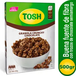 Tosh Cereal de Granola Crunchy Sabor Chocolate