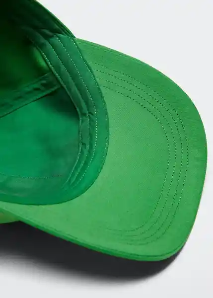 Gorra City Verde Talla 99 Mujer Mango