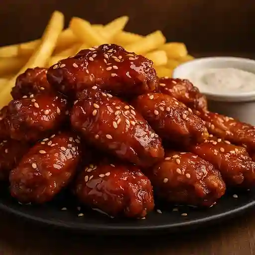 Combo alitas bbq x 12 + francesa