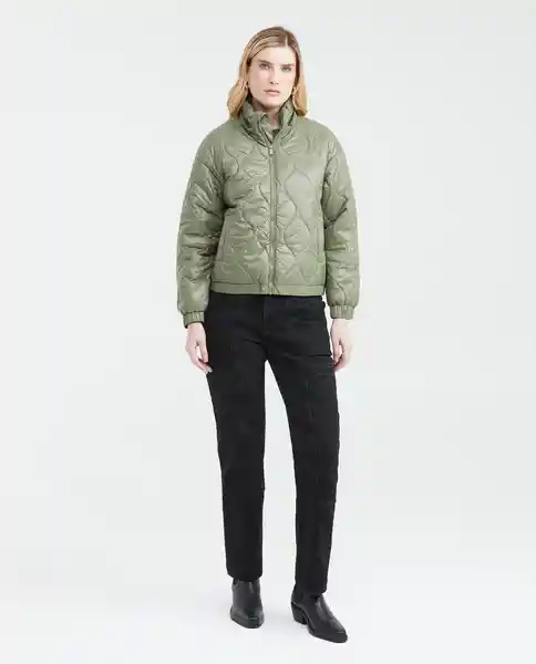 Chaqueta Quilted Femenino Verde Miliciano Oscuro XL Chevignon