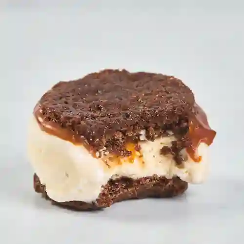 Galleta de Brownie y Helado de Caramelo