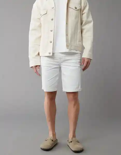 Bermuda Hombre Blanco Talla 30 7746100 American Eagle