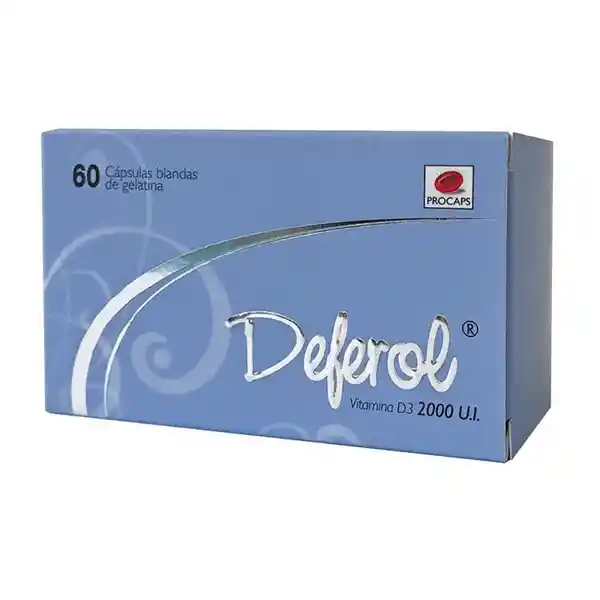 Deferol Vitamina (2000 u. I) 60 Cápsulas