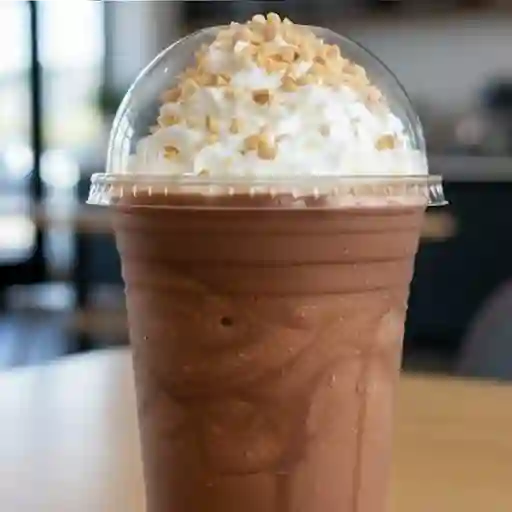 Malteada de chocolate y maní