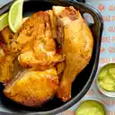 ½ Pollo + Papas a la Francesa 2x1