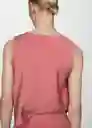 Top Bosco-H Rosa Pastel Talla XS Mujer Mango