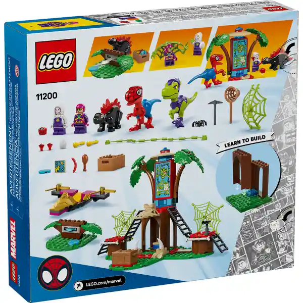 Set Construcción Spidey y Gobby: Batalla de Raptores Lego