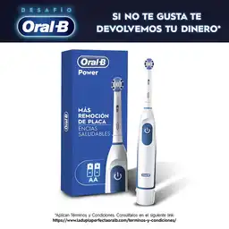 Oral-B Power Cepillo de Dientes Eléctrico Cabezal Redondo Precision Clean Blanco