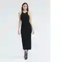 Vestido Tejido Basic Mujer Negro Talla M Chevignon