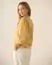 Camisa Amarillo Envejecido Medio Talla M 613G027 Esprit