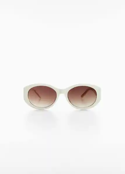 Gafas de Sol Fabiola Blanco Talla 99 Mujer Mango