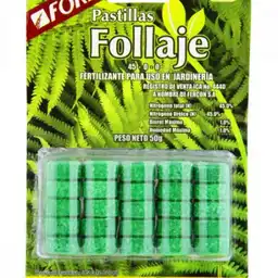 Forza Fercon Alimento Forza Plantas Follaje 25 Pastillas