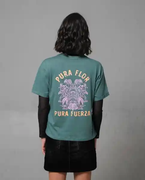 Camiseta Mujer Verde S 203G001_VER185612 Rifle