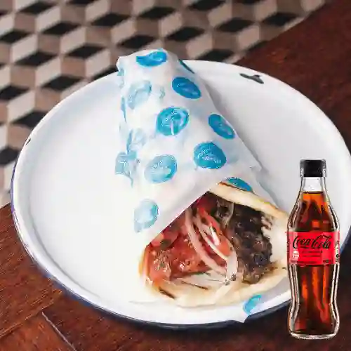 Combo Gyro Kebab de Res + Coca Cola Sin Azúcar 300ML