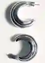 Pendientes Jabel Plata Talla 99 Mujer Mango