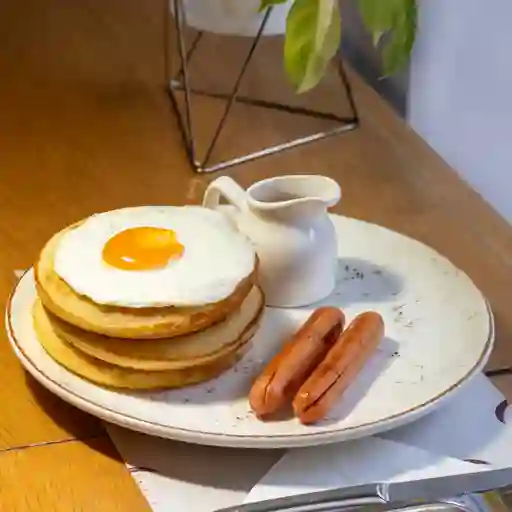 Desayuno ranchero con pancake