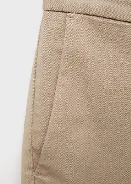 Pantalón Barna Beige Talla 36 Hombre Mango