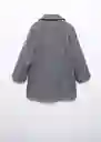 Abrigo Lyon Navy Talla 07 Niña Mango