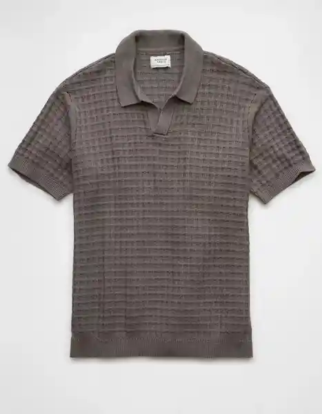 Suéter Tejido Hombre Gris Talla LARGE 1948023 American Eagle