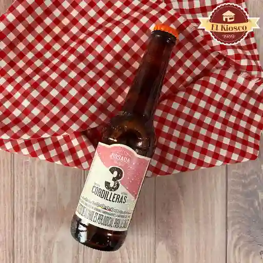Cerveza 3 Cordilleras Rosada