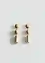 Pendientes Lara Oro Talla 99 Mujer Mango
