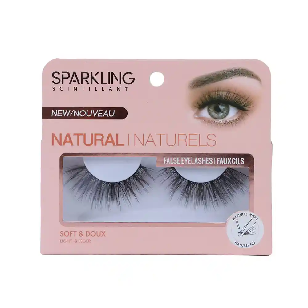 Pestañas Postizas Naturales Sparkling Miniso