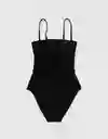 Enterizo Aerie Negro Talla: SMALL 6087073 American Eagle
