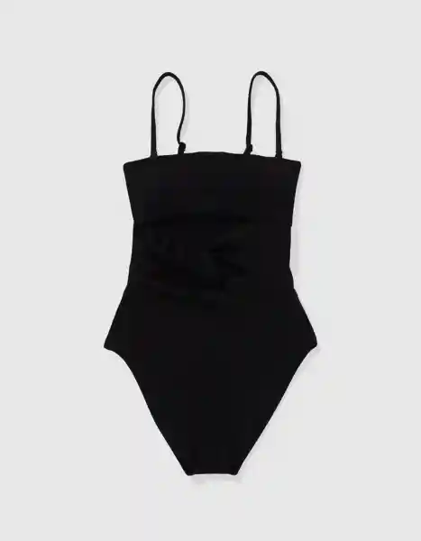 Enterizo Aerie Negro Talla: SMALL 6087073 American Eagle
