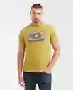 Camiseta Duck Graphic Masculino Verde Talla M Chevignon