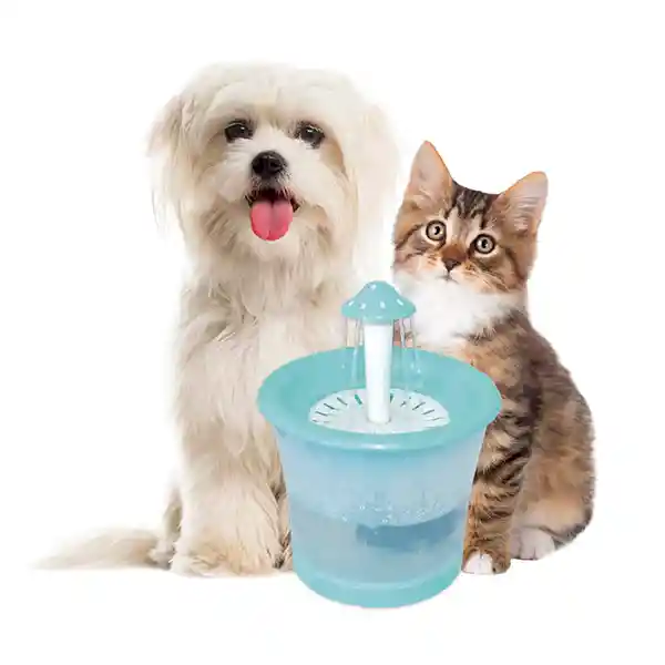 Am Mascotas Fuente de Agua Para Gato Pet Fountain