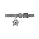 Collar Para Mascotas Dije de Huella Serie Silver Gray Miniso