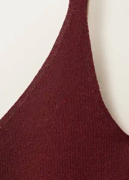 Top Ramon Burdeos Talla M Mujer Mango