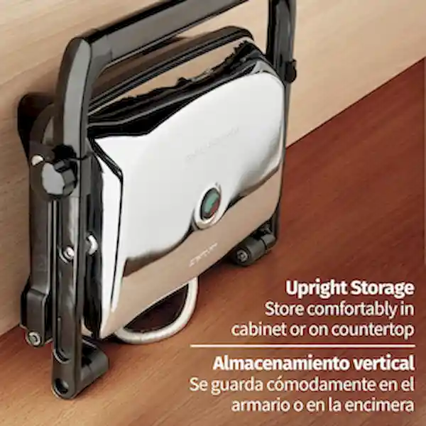 Hamilton Beach Panini Hb-25460 1400 W Plateado