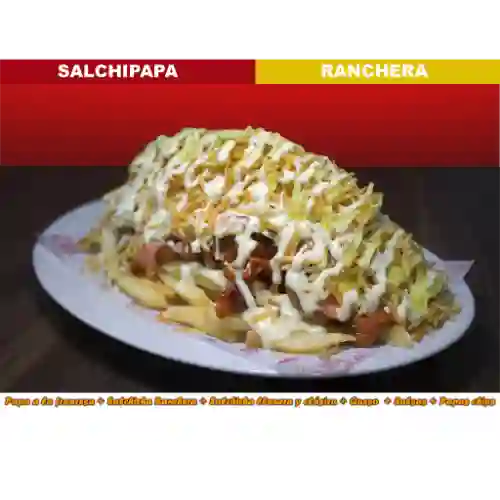 Salchipapa Ranchera Sencilla