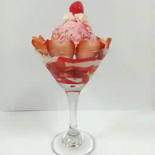Fresas con crema