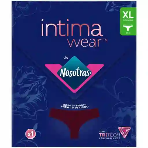 Nosotras Panty Bikini Burgundy Talla Xl