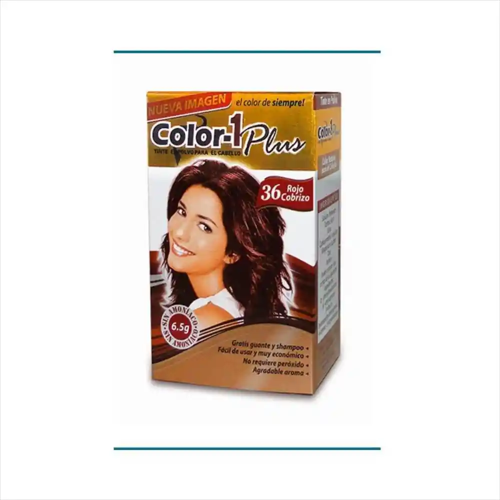  Color-1 Plus Tintura Polvo Castano Oscuro (57) 