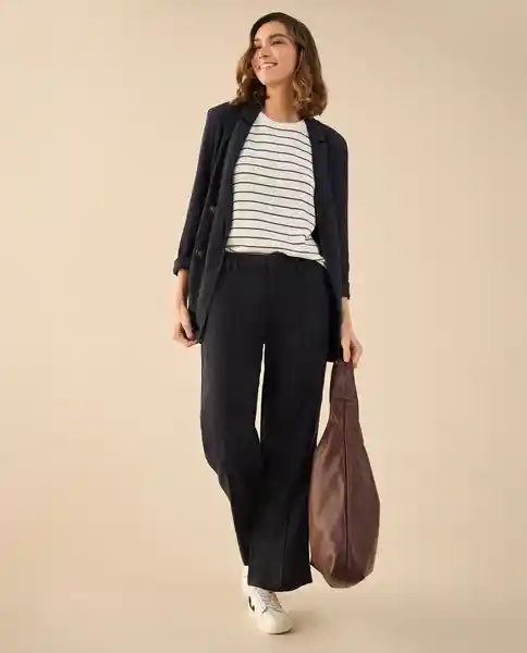 Pantalón Azul Regio Ultraoscuro Talla 8 431G009 Esprit