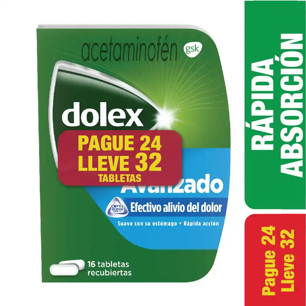 Dolex Avanzado Pague 24 Lleve 32