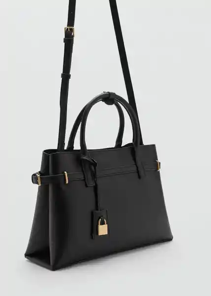 Bolso M Harvey Negro Talla 99 Mujer Mango