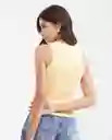 Camiseta Doble Tank Top Amarillo Impala Claro Talla M Chevignon