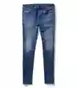 Jean Slim Azul Talla 33 X 34 Hombre American Eagle